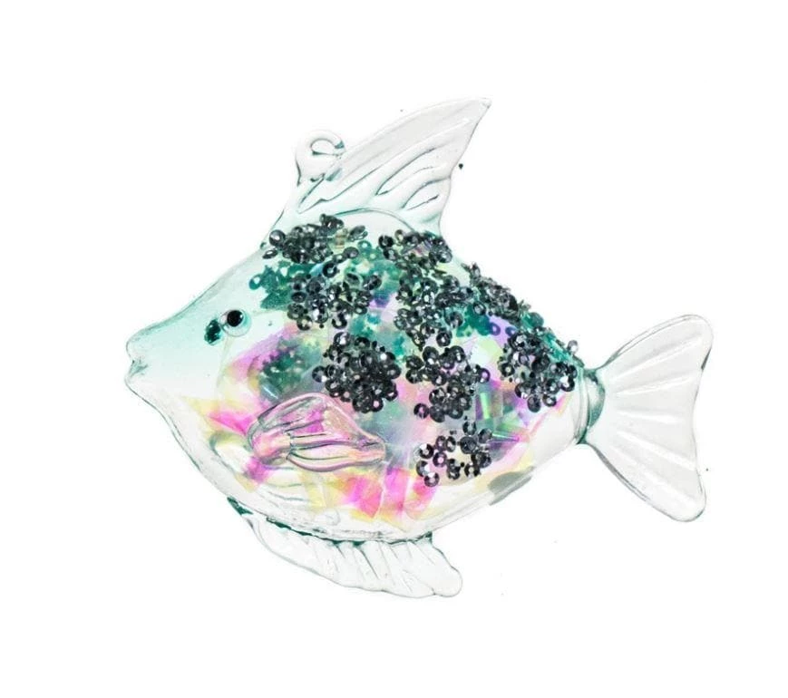 Cheap π The π Christmas Palace 3.75" AQUA FISH GLASS ORNAMENT SET OF 6 π Christmas Ornaments β¨ 1 The Christmas Palace 3.75" AQUA FISH GLASS ORNAMENT SET OF 6 Christmas Ornaments