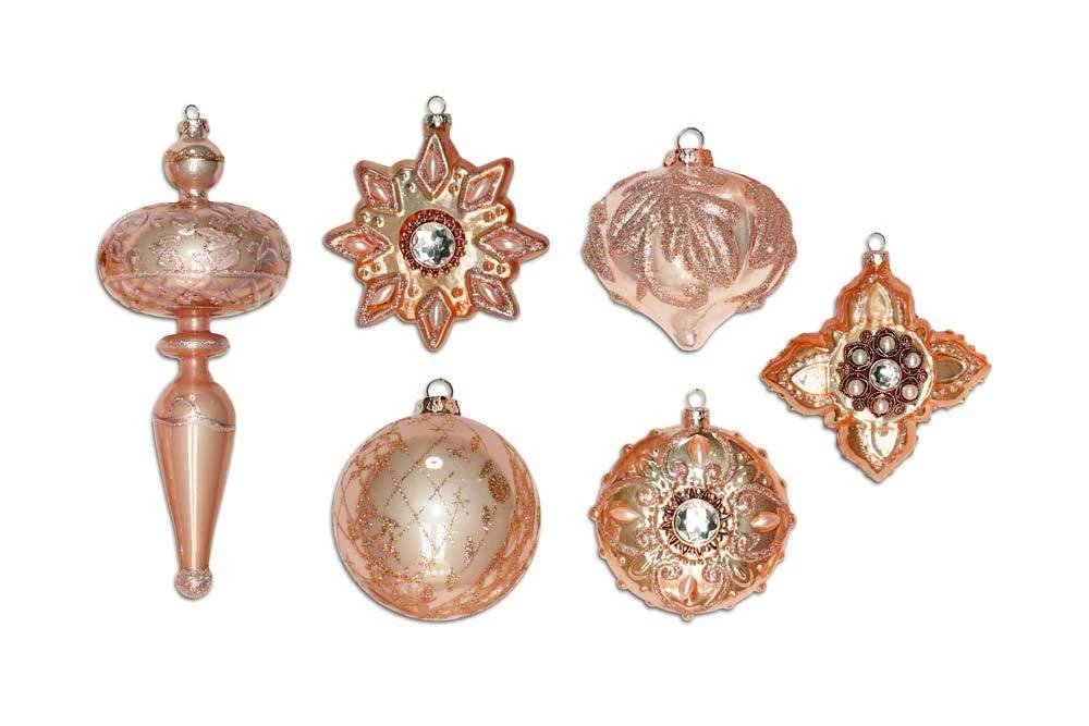 Discount π The π Christmas Palace Pretty In Pink 4"-8" ROYAL PINK GLASS ORNAMENT 6 ASSORTED SET OF 24 π 1 The Christmas Palace Pretty In Pink 4"-8" ROYAL PINK GLASS ORNAMENT 6 ASSORTED SET OF 24