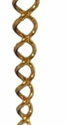 The Christmas Palace 12" COPPER SWIRL GLASS ICICLE SET OF 6