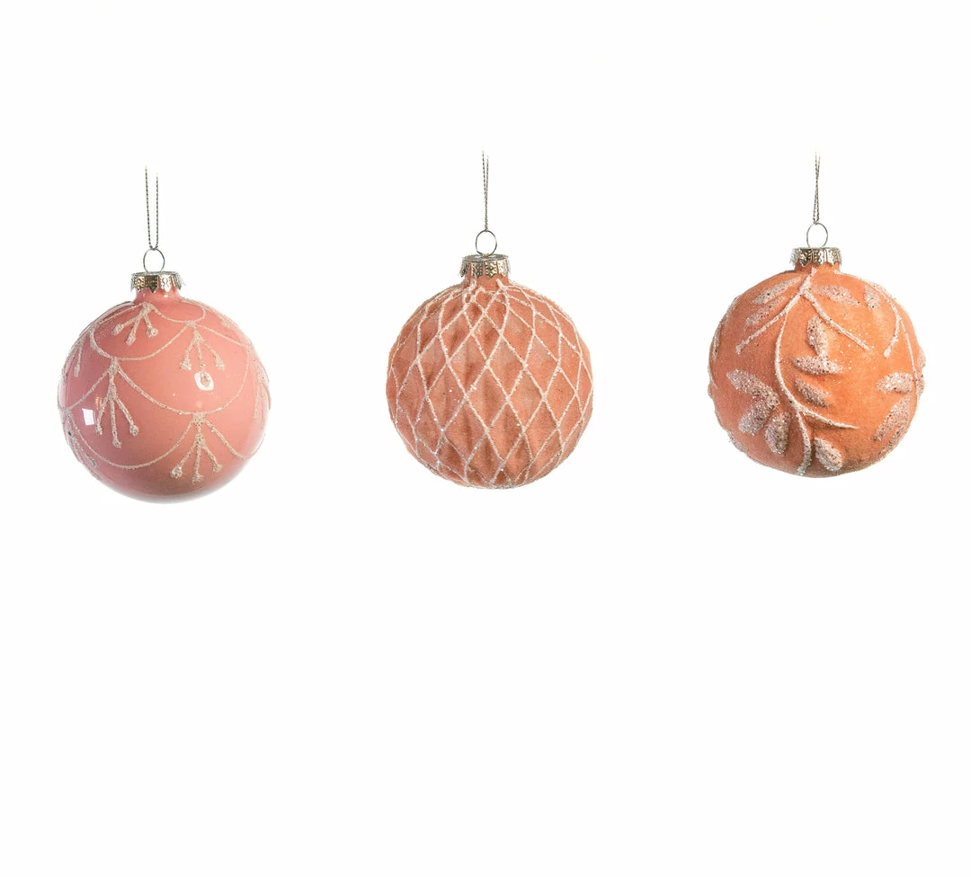 Best deal π₯ The π Christmas Palace π Christmas Ornaments 3" GLASS PINK BALL ORNAMENT ASSORTED SET OF 12 π 2 The Christmas Palace Christmas Ornaments 3" GLASS PINK BALL ORNAMENT ASSORTED SET OF 12