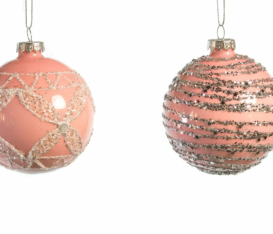 Best deal π₯ The π Christmas Palace π Christmas Ornaments 3" GLASS PINK BALL ORNAMENT ASSORTED SET OF 12 π 4 The Christmas Palace Christmas Ornaments 3" GLASS PINK BALL ORNAMENT ASSORTED SET OF 12