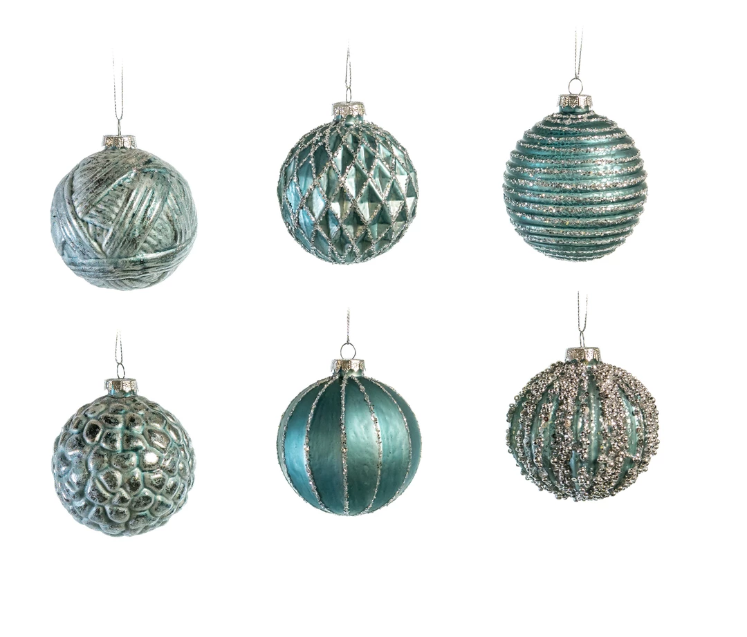 Cheap π The π Christmas Palace 3" BLUE GLASS BALL ORNAMENT ASSORTED SET OF 12 βοΈ 1 The Christmas Palace 3" BLUE GLASS BALL ORNAMENT ASSORTED SET OF 12