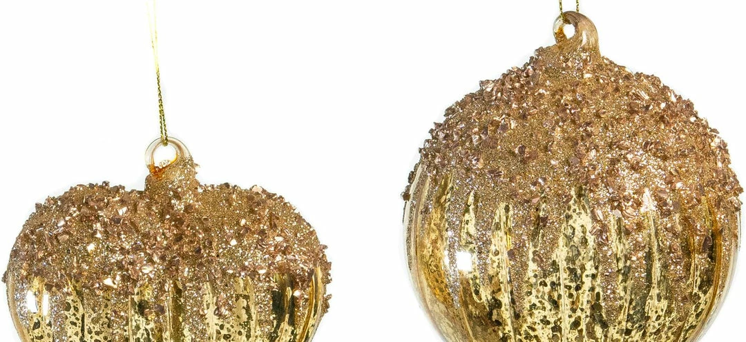 Brand new π The π Christmas Palace 5" GOLD HEART & BALL GLITTER ORNAMENT SET OF 12 π₯° 2 The Christmas Palace 5" GOLD HEART & BALL GLITTER ORNAMENT SET OF 12