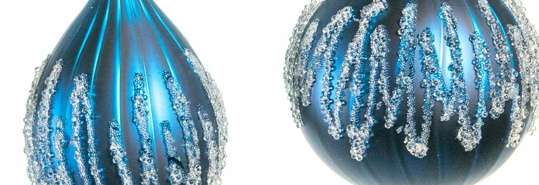 Top 10 π The π Christmas Palace 3"-4" BLUE MATTE DECORATIVE ORNAMENTS ASSORTED SET OF 12 π Christmas Ornaments π€© 2 The Christmas Palace 3"-4" BLUE MATTE DECORATIVE ORNAMENTS ASSORTED SET OF 12 Christmas Ornaments