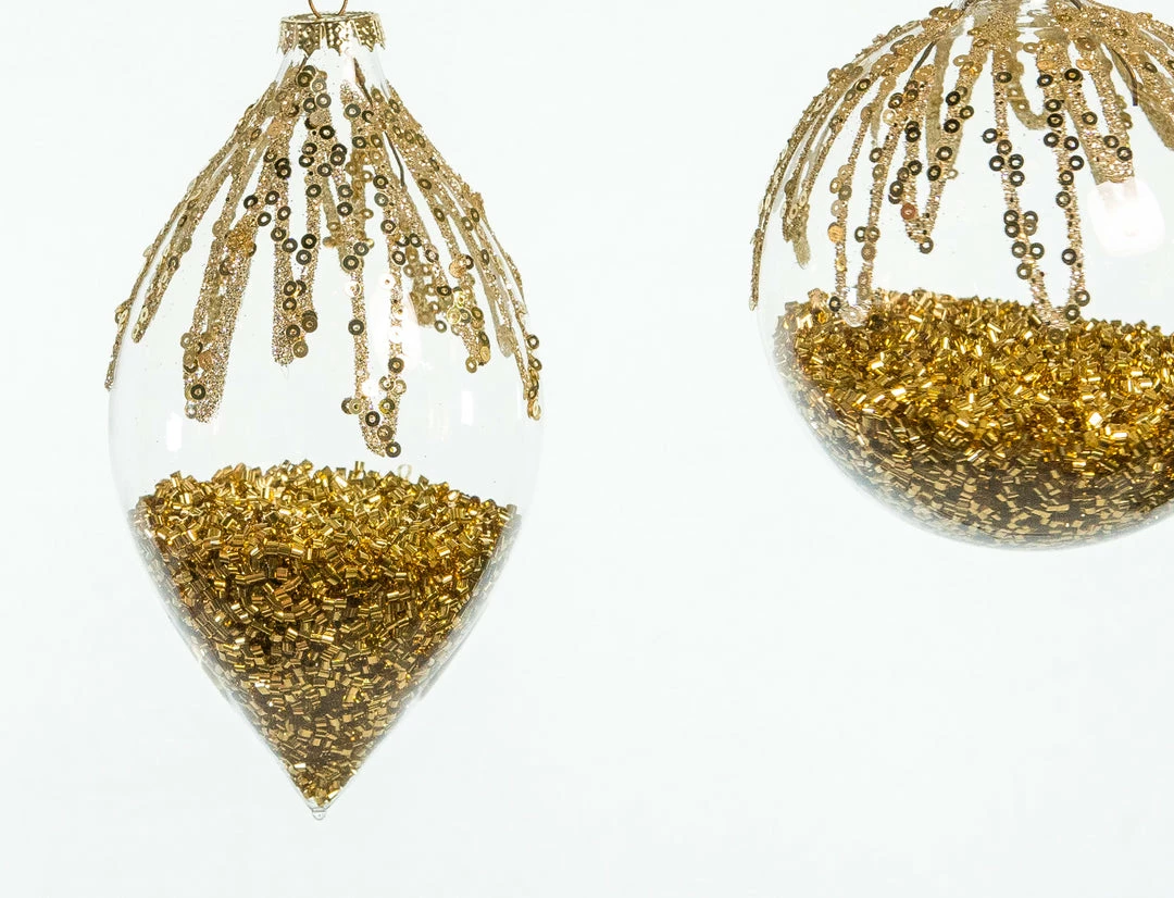 Best reviews of π The π Christmas Palace π Christmas Ornaments 3" - 7" GOLD CRYSTAL FINIAL WITH BEADS & GLITTER ORNAMENT ASSORTED SET OF 12 π 2 The Christmas Palace Christmas Ornaments 3" - 7" GOLD CRYSTAL FINIAL WITH BEADS & GLITTER ORNAMENT ASSORTED SET OF 12