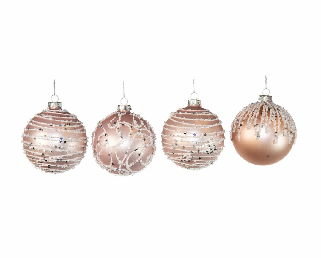 Deals β€οΈ The β Christmas Palace β Christmas Ornaments 3" PINK WITH WHITE SEQUINED ICING ASSORTED ORNAMENT SET OF 12 π₯° 1 The Christmas Palace Christmas Ornaments 3" PINK WITH WHITE SEQUINED ICING ASSORTED ORNAMENT SET OF 12