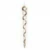 The Christmas Palace 11" SPIRAL ICICLE WITH GOLD GLITTER ORNAMENT SET OF 12 Christmas Ornaments