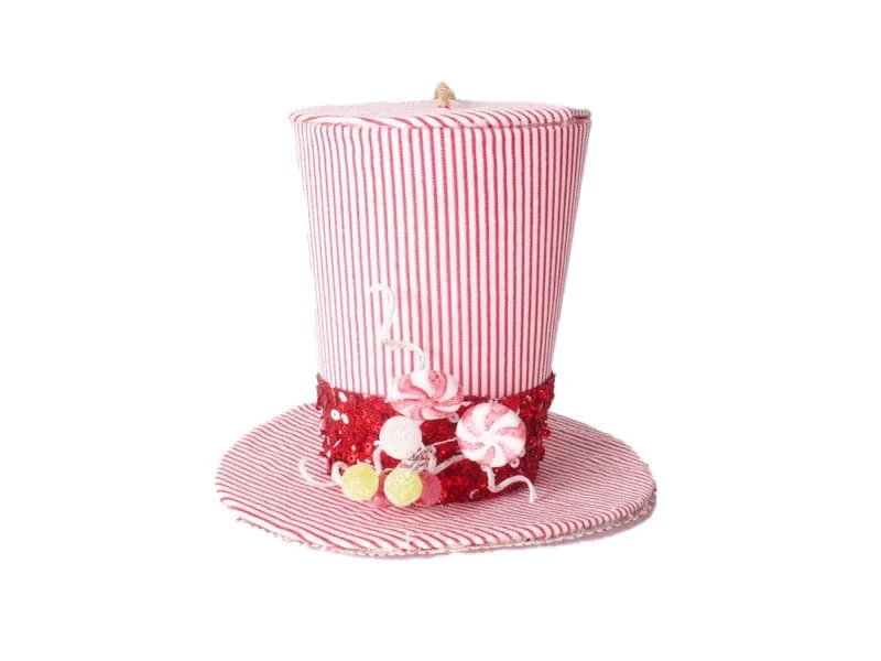 Promo π The π Christmas Palace 6" RED & WHITE STRIPE π¬ CANDY TOP HAT SET OF 4 Hats & Boxes βοΈ 1 The Christmas Palace 6" RED & WHITE STRIPE CANDY TOP HAT SET OF 4 Hats & Boxes