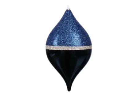Outlet π The β Christmas Palace 12" DARK BLUE WITH GLITTER FINIAL SET OF 6 β€οΈ 1 The Christmas Palace 12" DARK BLUE WITH GLITTER FINIAL SET OF 6