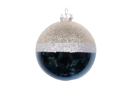 Buy π The π Christmas Palace 4" DARK BLUE WITH CHAMPAGNE GLITTER ORNAMENT SET OF 12 π Christmas Ornaments π 1 The Christmas Palace 4" DARK BLUE WITH CHAMPAGNE GLITTER ORNAMENT SET OF 12 Christmas Ornaments