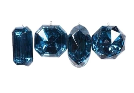 Flash Sale π₯ The π Christmas Palace 4"-5" SAPPHIRE BLUE ACRYLIC GEMS ASSORTED SET OF 12 π Christmas Ornaments π 1 The Christmas Palace 4"-5" SAPPHIRE BLUE ACRYLIC GEMS ASSORTED SET OF 12 Christmas Ornaments