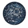 The Christmas Palace Christmas Ornaments 8" DARK BLUE SNOWFLAKE MATTE ORNAMENT SET OF 2