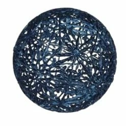 The Christmas Palace Christmas Ornaments 8" DARK BLUE SNOWFLAKE MATTE ORNAMENT SET OF 2