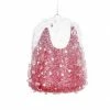 The Christmas Palace 4" SOFT RED GUMDROP WITH BEADS SET OF 12 Christmas Ornaments