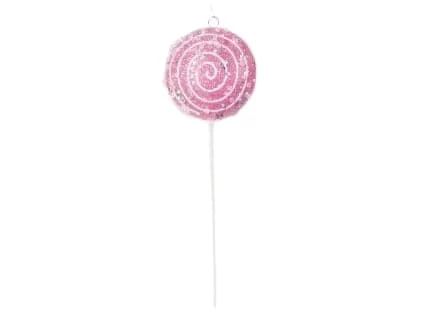 Flash Sale π― The π Christmas Palace 10" FUCHSIA LOLLIPOP WITH CLEAR GLITTER SET OF 12 Sugar & Spice βοΈ 1 The Christmas Palace 10" FUCHSIA LOLLIPOP WITH CLEAR GLITTER SET OF 12 Sugar & Spice