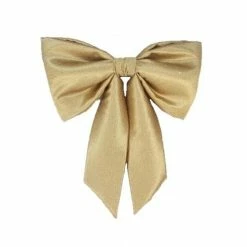 The Christmas Palace Ribbon & Bows 24" GOLD PLUSH BOW
