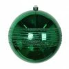 The Christmas Palace Changing Of The Guards 8" GREEN GLITTER SHINY BALL SET OF 6