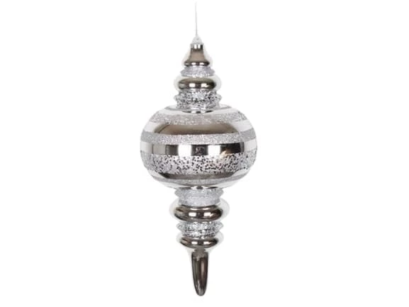 Outlet β€οΈ The π
Christmas Palace π
Christmas Ornaments 13" SILVER STRIPE FINIAL ORNAMENT SET OF 2 π 1 The Christmas Palace Christmas Ornaments 13" SILVER STRIPE FINIAL ORNAMENT SET OF 2