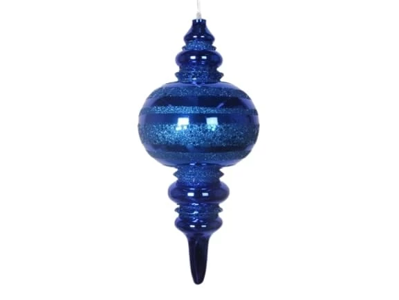 Cheap β The π Christmas Palace 13" BLUE STRIPE FINIAL ORNAMENT SET OF 2 π Christmas Ornaments π 1 The Christmas Palace 13" BLUE STRIPE FINIAL ORNAMENT SET OF 2 Christmas Ornaments