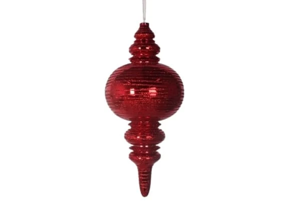 Best Pirce π The π Christmas Palace 13" RED SHINY GLITTER FINIAL SET OF 2 π 1 The Christmas Palace 13" RED SHINY GLITTER FINIAL SET OF 2