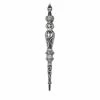 The Christmas Palace 16" SILVER GLITTER ICICLE SET OF 4