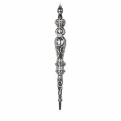 The Christmas Palace 16" SILVER GLITTER ICICLE SET OF 4