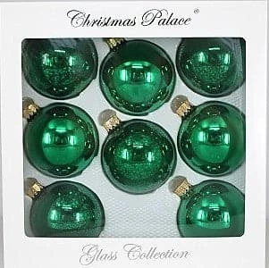 Buy βοΈ The π Christmas Palace Shatterproof & Glass Sets 2.5" GREEN GLASS ORNAMENT SET OF SET OF 24 π₯° 1 The Christmas Palace Shatterproof & Glass Sets 2.5" GREEN GLASS ORNAMENT SET OF SET OF 24