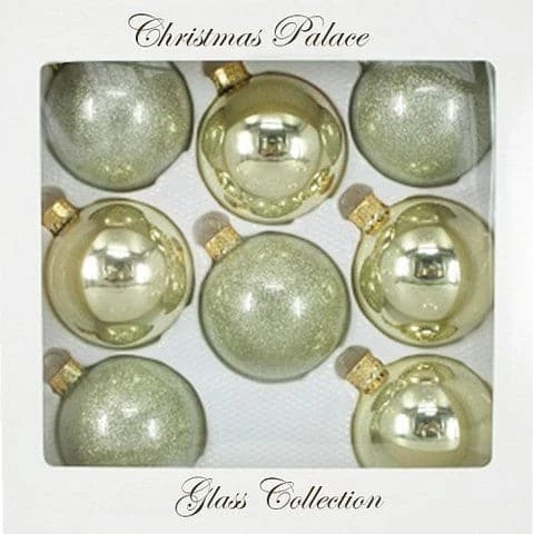 Best Sale π The π Christmas Palace Shatterproof & Glass Sets 2.5" GOLD GLASS ORNAMENT SET OF SET OF 24 β 1 The Christmas Palace Shatterproof & Glass Sets 2.5" GOLD GLASS ORNAMENT SET OF SET OF 24