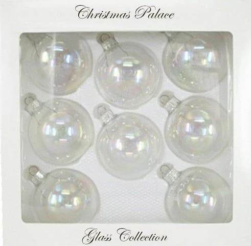 Budget π The π Christmas Palace 2.5" IRIDESCENT GLASS ORNAMENT SET OF SET OF 24 Shatterproof & Glass Sets π 1 The Christmas Palace 2.5" IRIDESCENT GLASS ORNAMENT SET OF SET OF 24 Shatterproof & Glass Sets