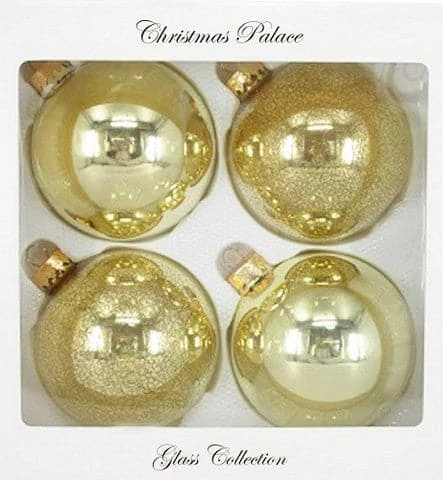Hot Sale β¨ The π
Christmas Palace Shatterproof & Glass Sets 4" GOLD GLASS BALL ORNAMENTS SET OF 24 π₯° 1 The Christmas Palace Shatterproof & Glass Sets 4" GOLD GLASS BALL ORNAMENTS SET OF 24
