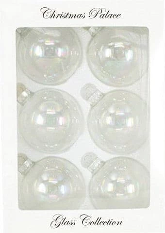 Wholesale π― The π Christmas Palace Shatterproof & Glass Sets 3.25" IRIDESCENT GLASS BALL ORNAMENTS SET OF 24 π₯° 1 The Christmas Palace Shatterproof & Glass Sets 3.25" IRIDESCENT GLASS BALL ORNAMENTS SET OF 24