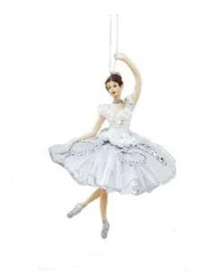 Coupon π₯ The π Christmas Palace Pretty In Pink 6.5" SILVER & WHITE BALLERINA ORNAMENT SET OF 2 β€οΈ 1 The Christmas Palace Pretty In Pink 6.5" SILVER & WHITE BALLERINA ORNAMENT SET OF 2