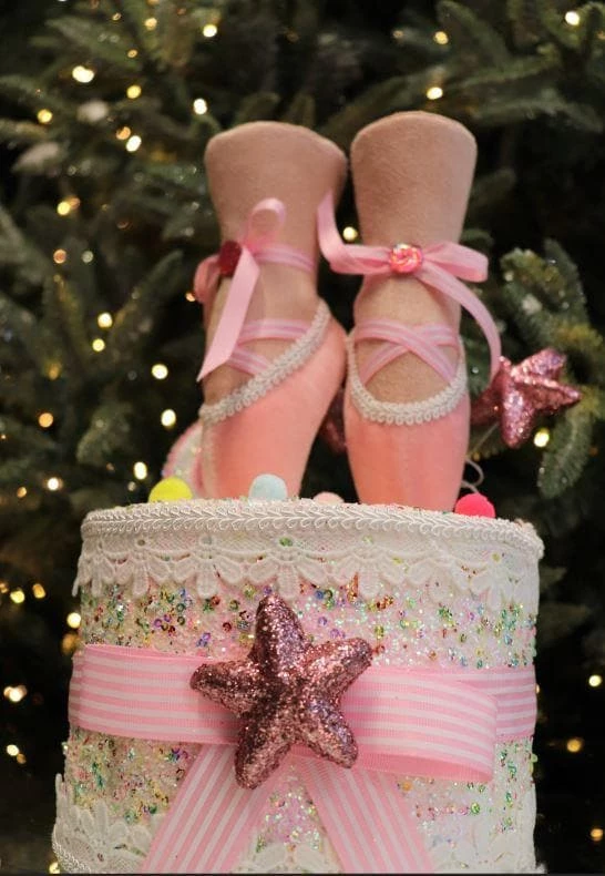 Best Pirce π The π Christmas Palace 9" PINK BALLERINA π SHOE ON BOX Pretty In Pink π 4 The Christmas Palace 9" PINK BALLERINA SHOE ON BOX Pretty In Pink