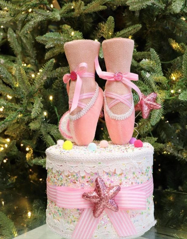 Best Pirce π The π Christmas Palace 9" PINK BALLERINA π SHOE ON BOX Pretty In Pink π 2 The Christmas Palace 9" PINK BALLERINA SHOE ON BOX Pretty In Pink