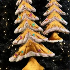 Promo π₯ The π Christmas Palace 26" BROWN FLOCKED TREE Sugar & Spice π― 9 The Christmas Palace 26