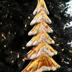Promo π₯ The π Christmas Palace 26" BROWN FLOCKED TREE Sugar & Spice π― 8 The Christmas Palace 26