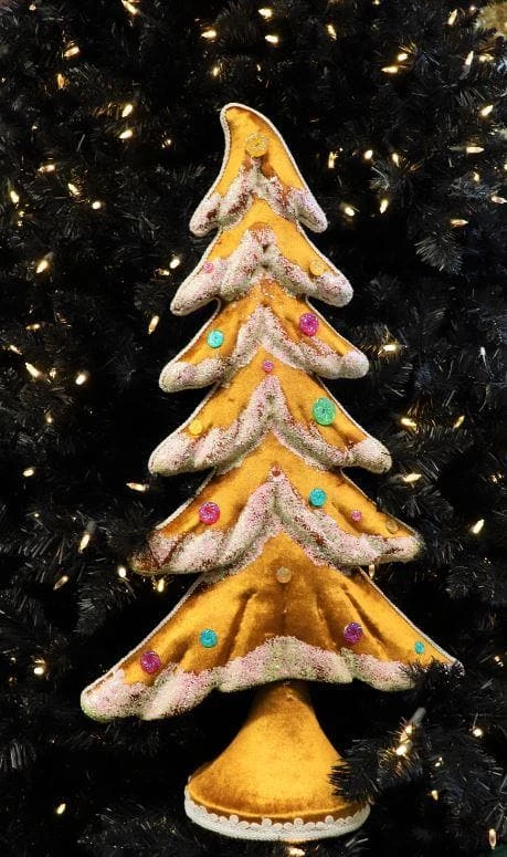 Promo π₯ The π Christmas Palace 26" BROWN FLOCKED TREE Sugar & Spice π― 3 The Christmas Palace 26" BROWN FLOCKED TREE Sugar & Spice