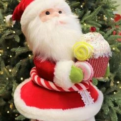 Best deal π The π Christmas Palace 22" SANTA WITH CUPCAKES Sugar & Spice β¨ 8 The Christmas Palace 22