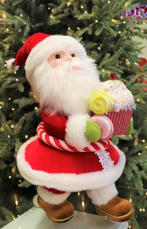 Best deal π The π Christmas Palace 22" SANTA WITH CUPCAKES Sugar & Spice β¨ 3 The Christmas Palace 22" SANTA WITH CUPCAKES Sugar & Spice