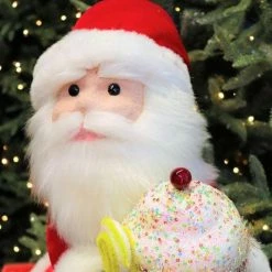 Best deal π The π Christmas Palace 22" SANTA WITH CUPCAKES Sugar & Spice β¨ 9 The Christmas Palace 22