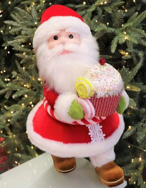 Best deal π The π Christmas Palace 22" SANTA WITH CUPCAKES Sugar & Spice β¨ 6 The Christmas Palace 22" SANTA WITH CUPCAKES Sugar & Spice