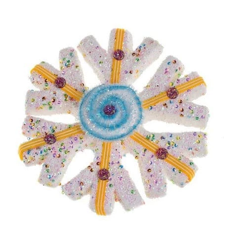 Discount π The π Christmas Palace 7" WHITE WITH GOLD SNOWFLAKE ORNAMENT SET OF 4 π Christmas Ornaments π 1 The Christmas Palace 7" WHITE WITH GOLD SNOWFLAKE ORNAMENT SET OF 4 Christmas Ornaments