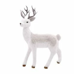 The Christmas Palace Table Tops 20" GREY ELEGANT STANDING DEER