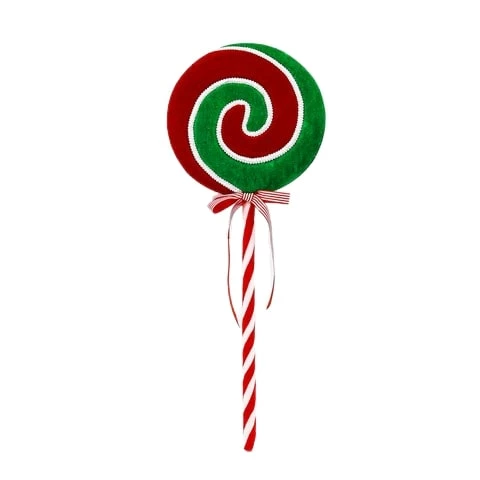 Promo π₯ The π Christmas Palace 25" RED & GREEN LOLLIPOP SET OF 2 π 1 The Christmas Palace 25" RED & GREEN LOLLIPOP SET OF 2