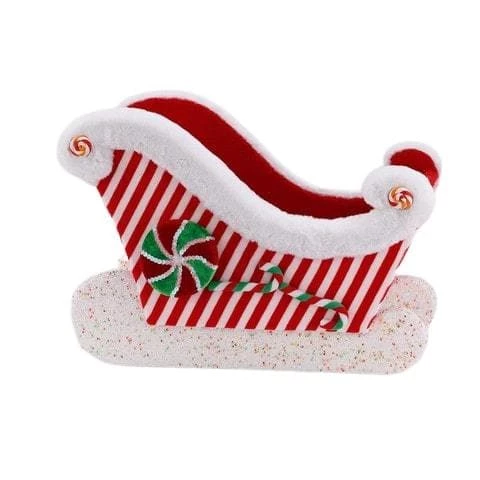 Coupon π The π Christmas Palace 13" RED & WHITE π¬ CANDY SLED Peppermint Swirl π 1 The Christmas Palace 13" RED & WHITE CANDY SLED Peppermint Swirl