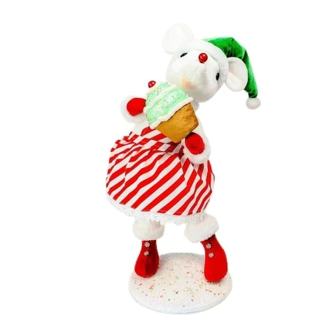 Outlet π€© The π Christmas Palace 19" MOUSE WITH CUPCAKE β 2 The Christmas Palace 19" MOUSE WITH CUPCAKE