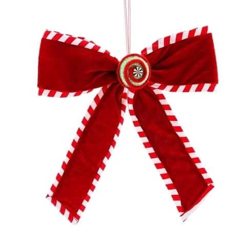 Top 10 π The π Christmas Palace 12" PEPPERMINT & RED HANGING π¬ CANDY BOW π 1 The Christmas Palace 12" PEPPERMINT & RED HANGING CANDY BOW