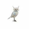 The Christmas Palace Table Tops 11" ARCTIC BLUE & WHITE OWL