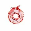The Christmas Palace 2" PEPPERMINT DOUGHNUT ORNAMENT SET OF 6