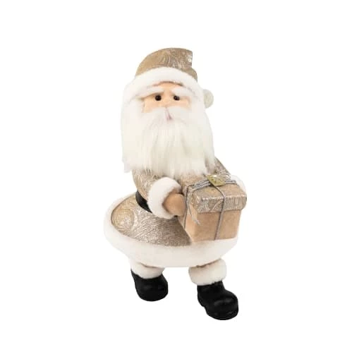Best Pirce π The π Christmas Palace 22" CHAMPAGNE SANTA WITH GIFT BOX π 1 The Christmas Palace 22" CHAMPAGNE SANTA WITH GIFT BOX